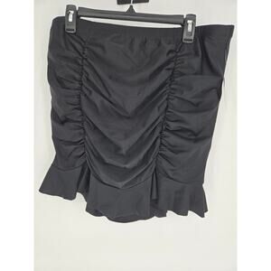 Torrid Swimsuit Ruched Ruffle Skirt Bottoms Women's 2X New NWT